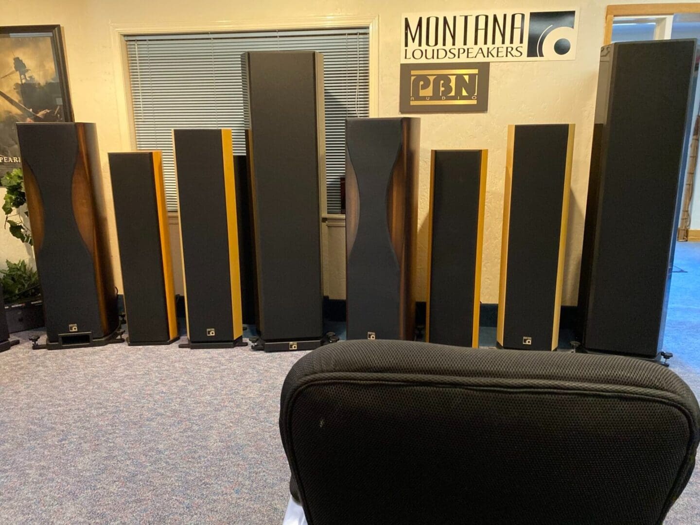 The Sound Station's Montana line up of Speakers