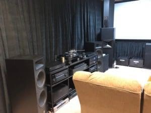 A clients stereo system