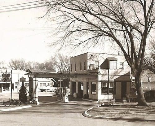The Sound Station when it was a Phillips Gas Station in the 1950's