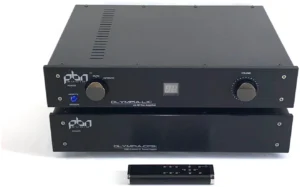 PBN Audio Olympia LXi preamplifier front with remote