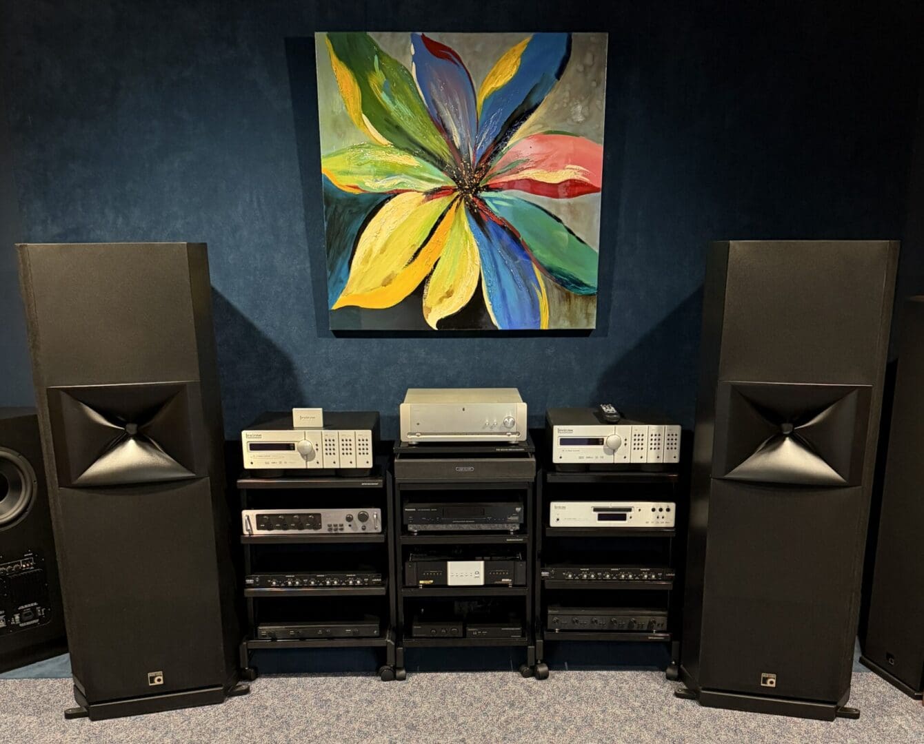 PBN Audio Montana M2!5s Loudspeakers in black ash.