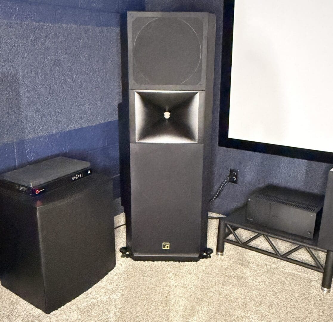 PBN Audio Montana M2!5s Loudspeakers in black ash left.