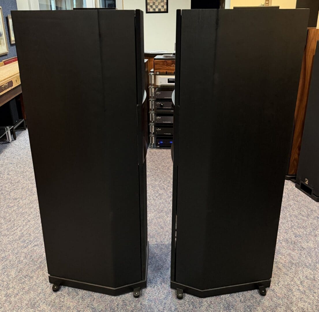 PBN Audio Montana M2!5s Loudspeakers in black ash right side.