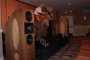 Paul Stooky playing a concert through the Montana Custom Shop DD 12 speakers