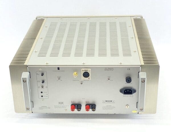 Parasound JC1 Mono Block Amplifiers Rear