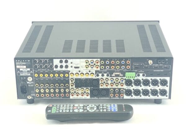 The ANTHEM AVM 50 is a home theater audio/video processor with HDMI switching for 1080P. Back