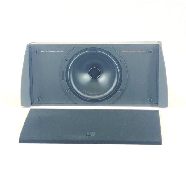 KEF Model 90 Center Channel Speaker in black.