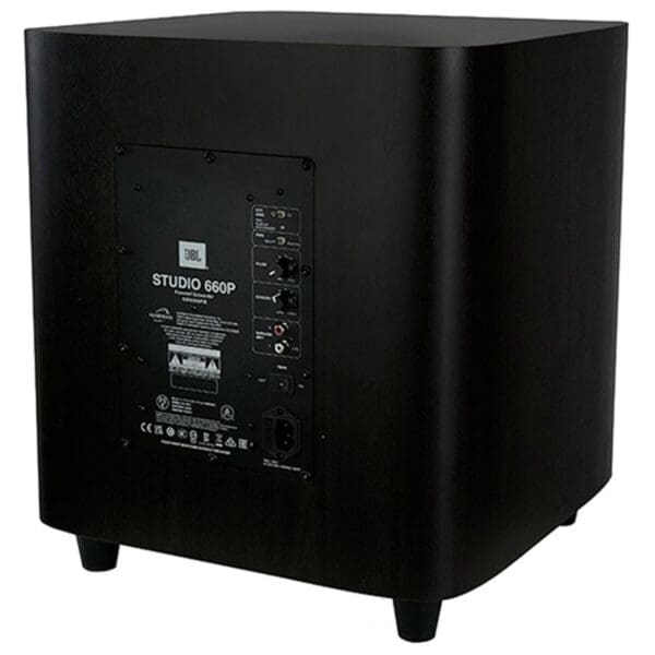 JBL Studio 6 series 660P 12" Subwoofer in Black