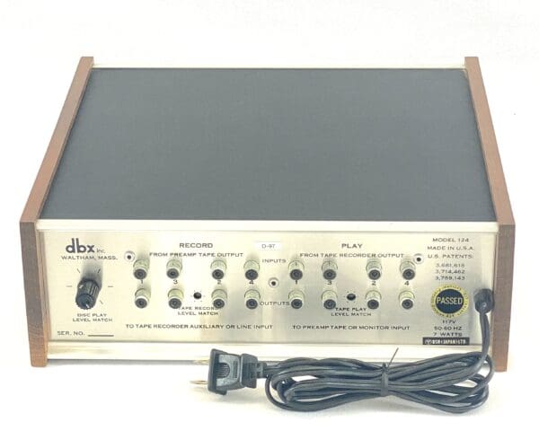 dbx II 124 Dynamic Range Enhancer Noise Reduction System