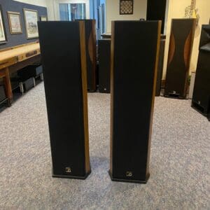 PBN Audio Montana EPS loudspeakers in Walnut.