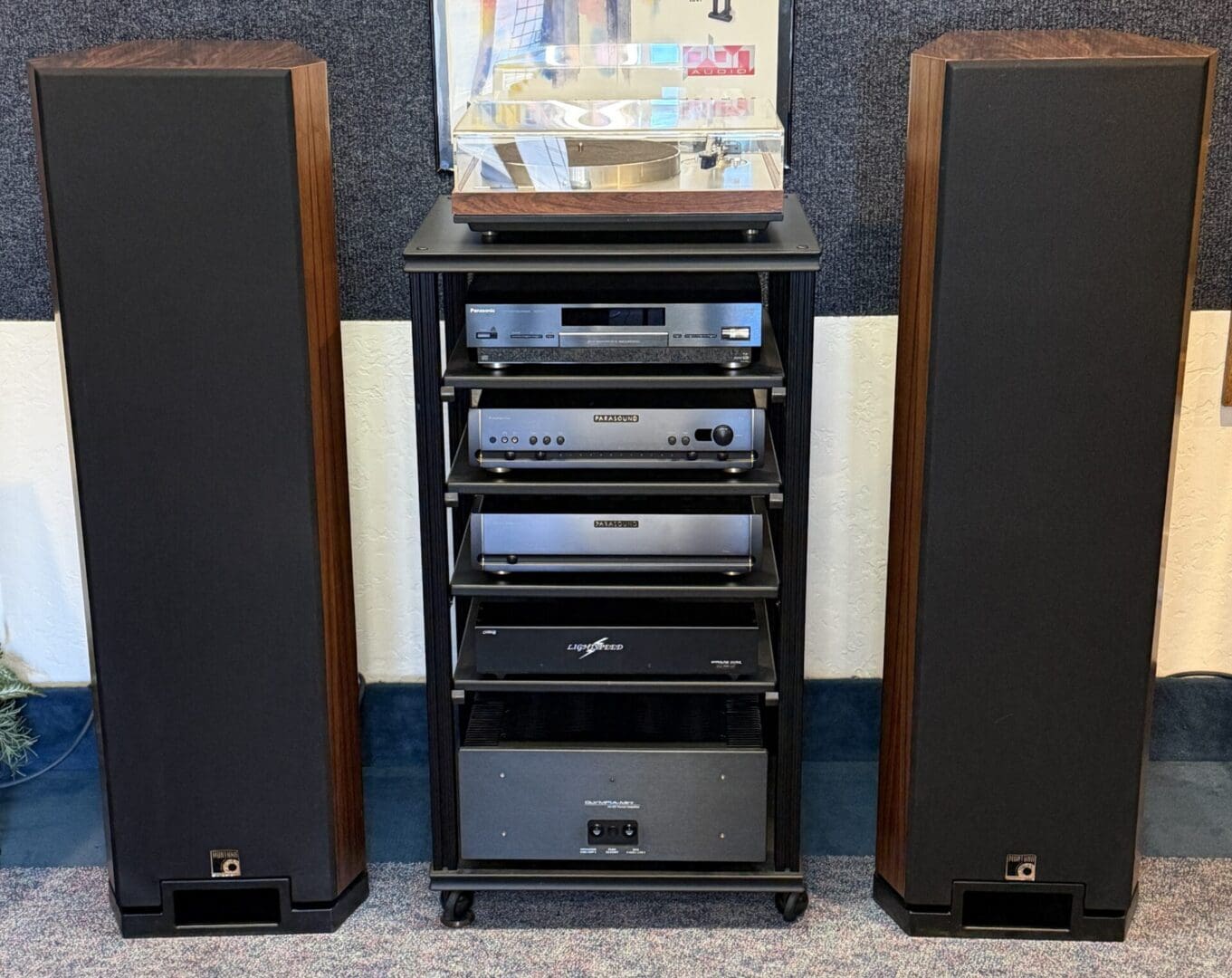 PBN Audio Sammy 2 Loudspeakers fronts with grills