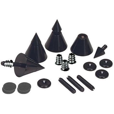 McGuire 18" 1000w Powered Sub Woofer adjustable spikes