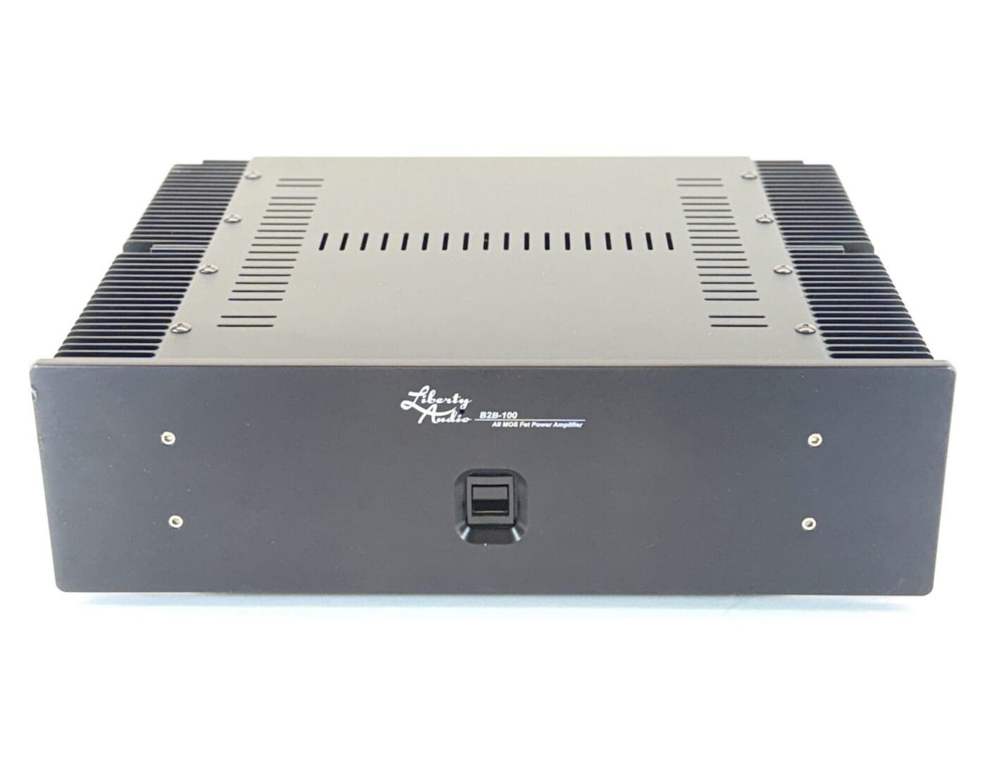 Liberty Audio B2B100 Amplifier front.